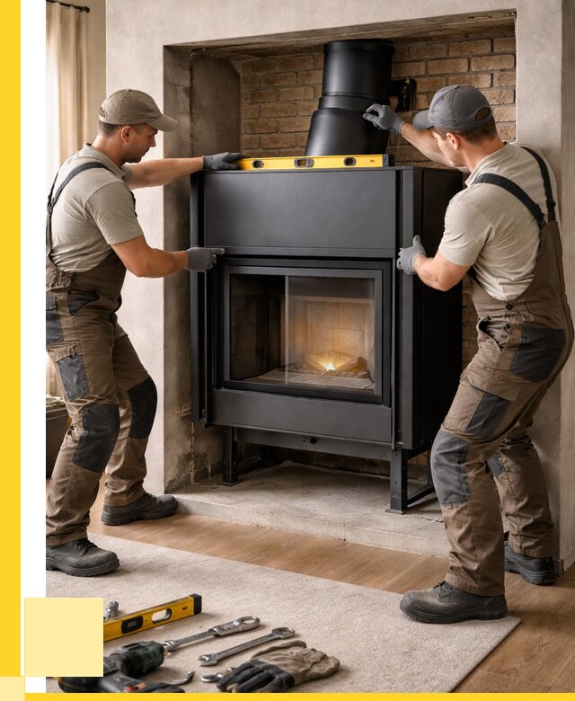 Установка каминных топок в Феодосии под ключ от 18284 р. | ЭриданФдс