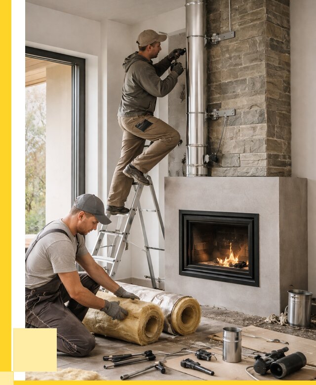 Монтаж дымоходов для каминов в Феодосии от 15237 р. ЭриданФдс