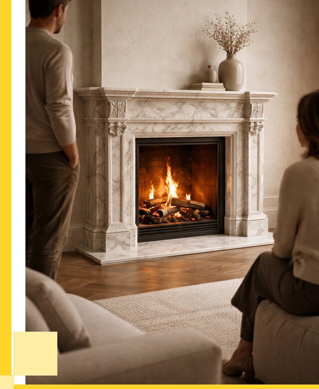 Мраморные камины под ключ в Феодосии от 253950 р. | ЭриданФдс