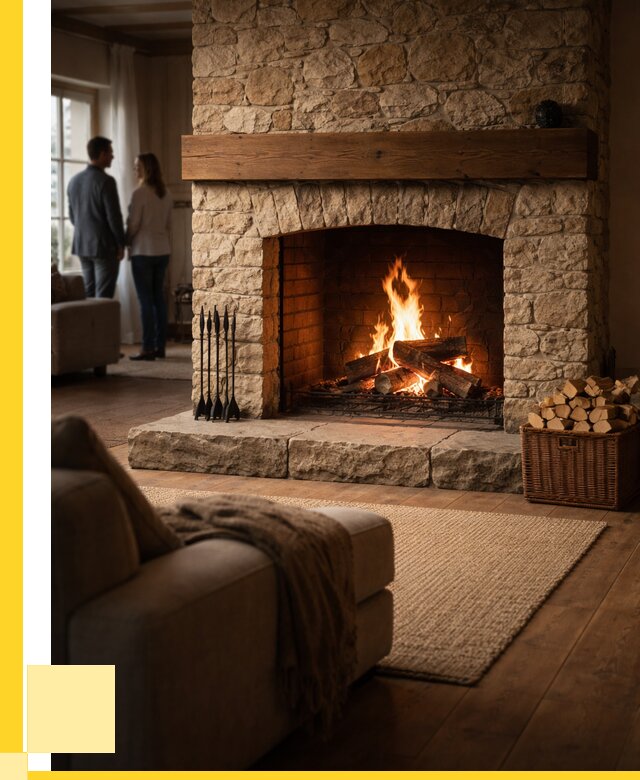 Открытые камины под ключ в Феодосии от 152370 р. ЭриданФдс