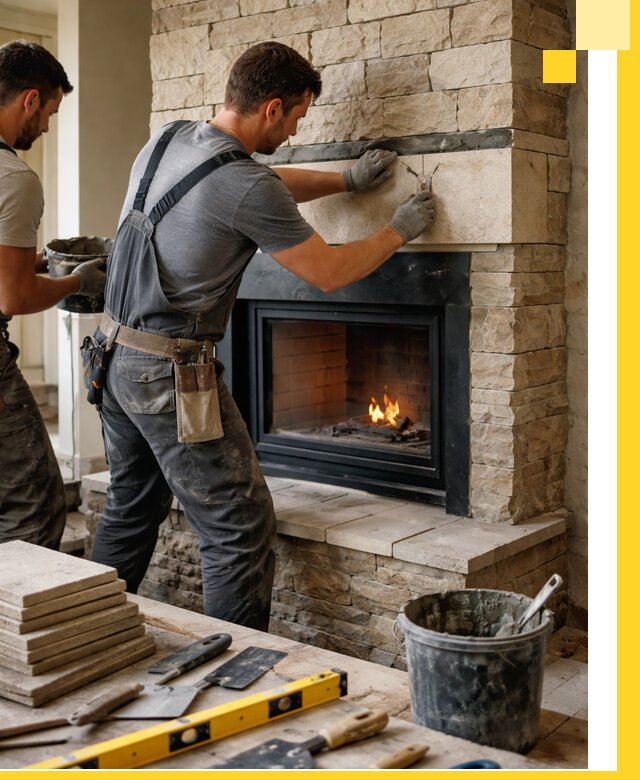 Проектирование и установка открытых каминов в Феодосии