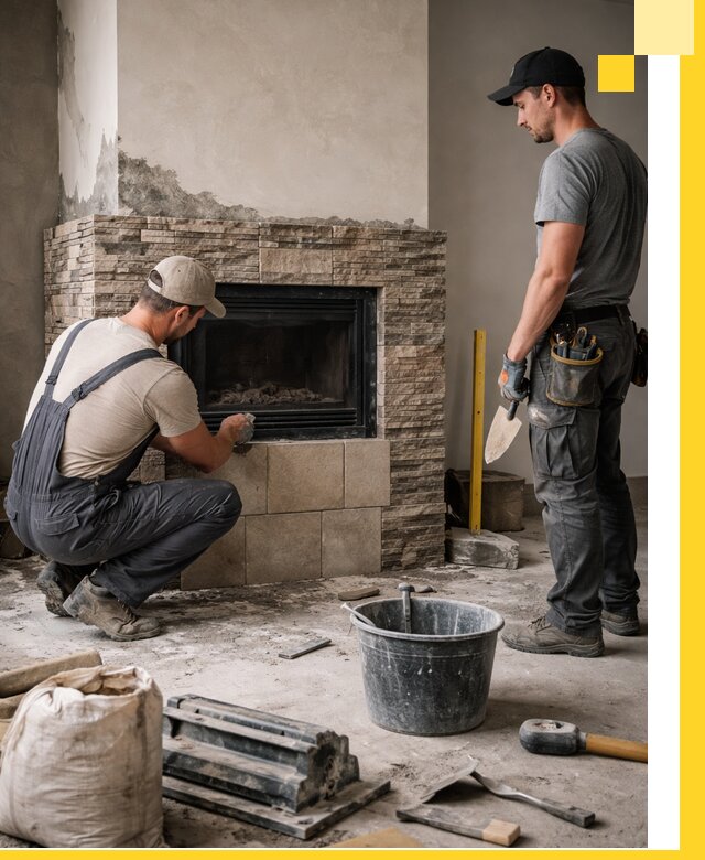 Камины под ключ в Феодосии: проект, изготовление и монтаж