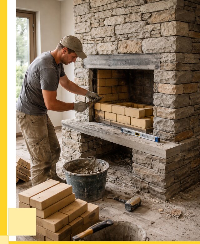 Кладка каминов и камина в Феодосии от 25395 р. ЭриданФдс