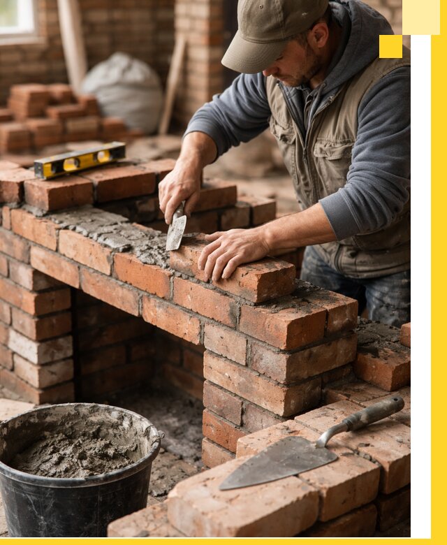 Кладка каминов под ключ в Феодосии профессиональная отделка и монтаж