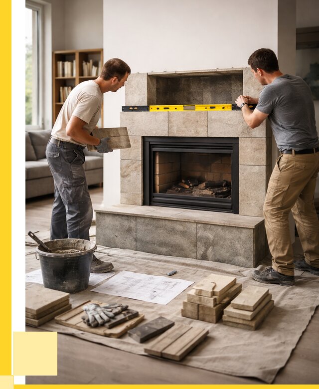 Монтаж каминов и установка в Феодосии от 45711 р. | ЭриданФдс