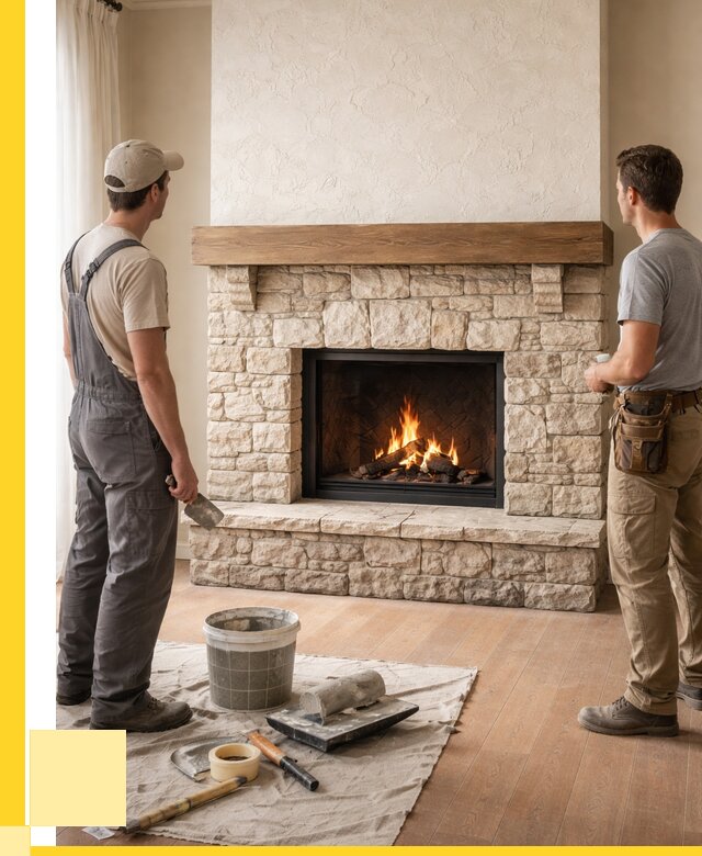 Отделка каминов в Феодосии от 6603 р. под ключ | ЭриданФдс