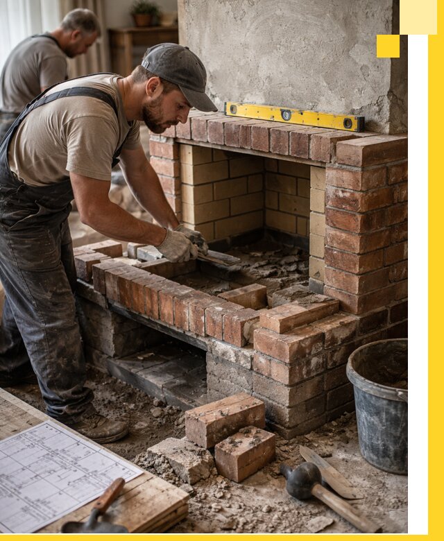 Изготовление и установка каминопечей под ключ в Феодосии