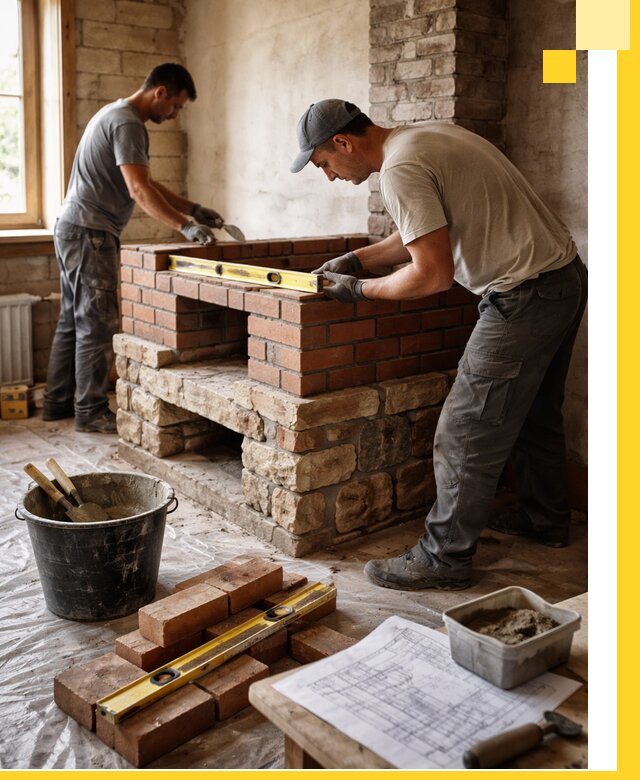 Изготовление и установка печей под ключ в Феодосии с гарантией