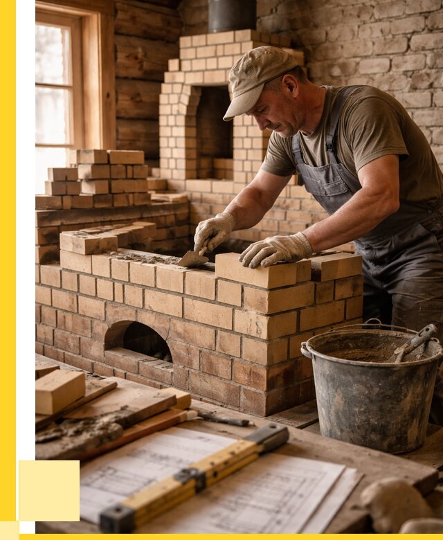 Кладка печей из кирпича в Феодосии цены от 30474 р. - ЭриданФдс