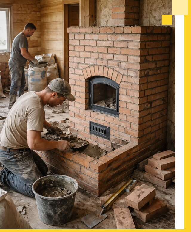 Профессиональное строительство печей в Феодосии под ключ