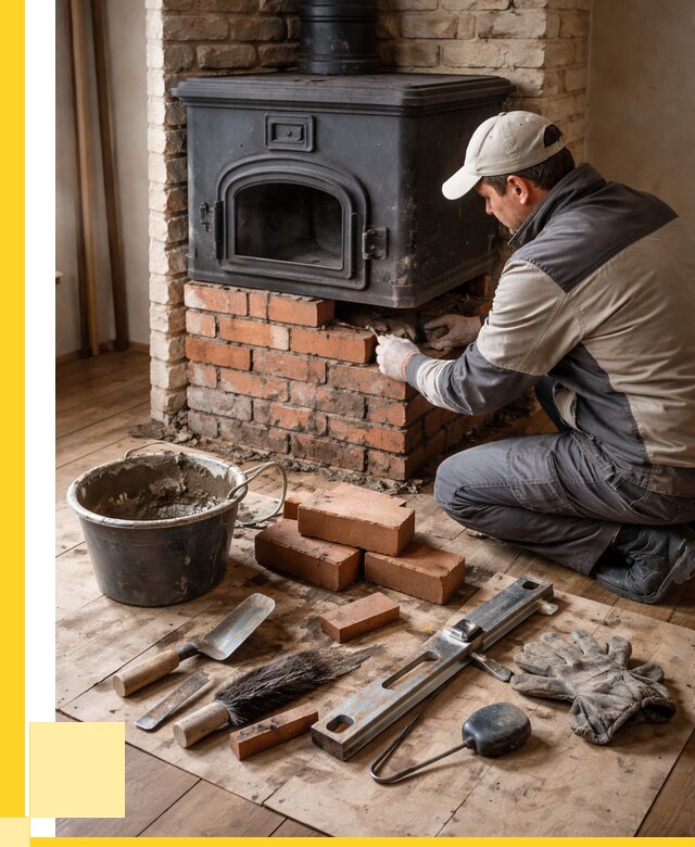 Ремонт печей в Феодосии от 12190 р., услуги печника ЭриданФдс