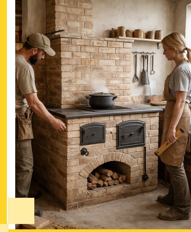 Варочно отопительные печи в Феодосии от 91422 р. | ЭриданФдс