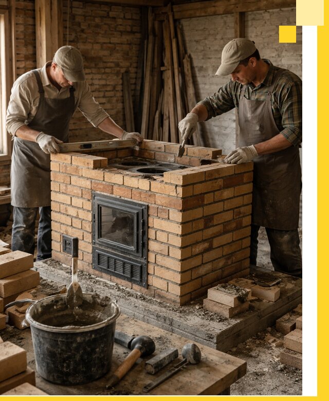 Изготовление и установка варочных печей под ключ в Феодосии