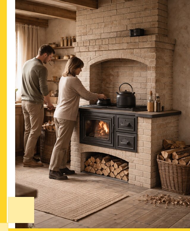 Печи с плитой в Феодосии от 45711 р. | ЭриданФдс — кирпичная печь