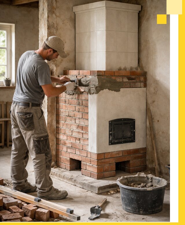 Изготовление и установка печей-голландок под ключ в Феодосии