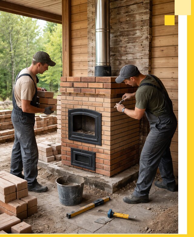 Производство и установка дачных печей под ключ в Феодосии