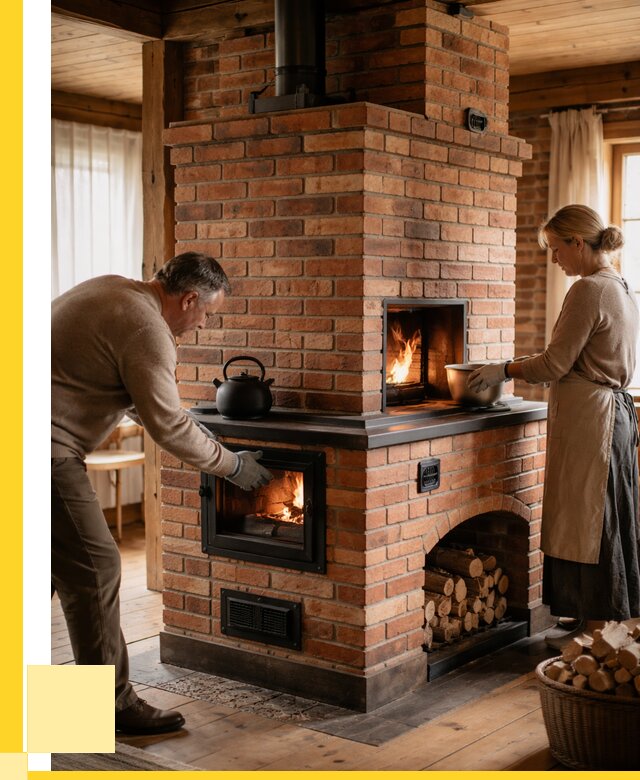 Печи для загородного дома под ключ в Феодосии от 81264 р. | ЭриданФдс