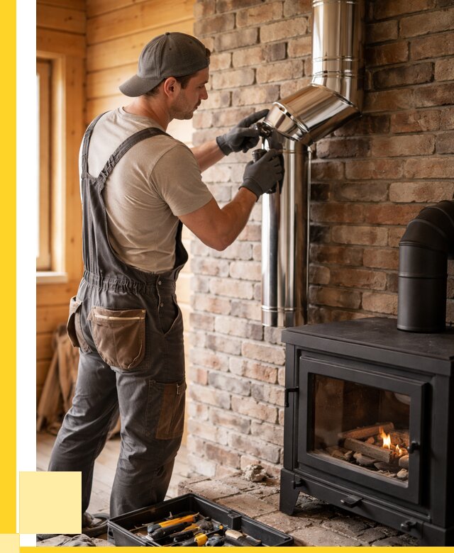 Монтаж дымоходов для печей в Феодосии от 7619 р. | ЭриданФдс