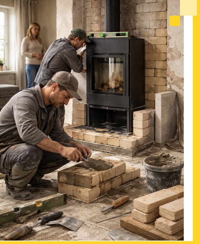 Печи и камины под ключ: проект, установка в Феодосии