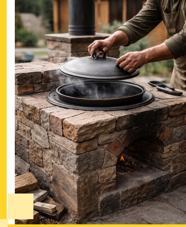 Печи для казана в Феодосии по цене от 18284 р. | ЭриданФдс