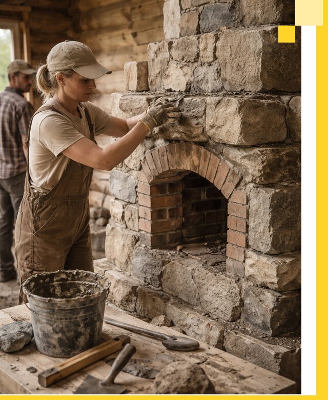 Каменные печи на заказ и монтаж в Феодосии, долговечные решения