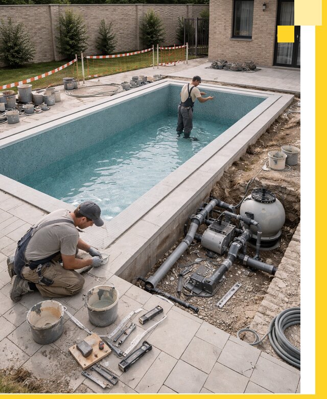 Строительство бассейнов под ключ в Феодосии: проекты и монтаж