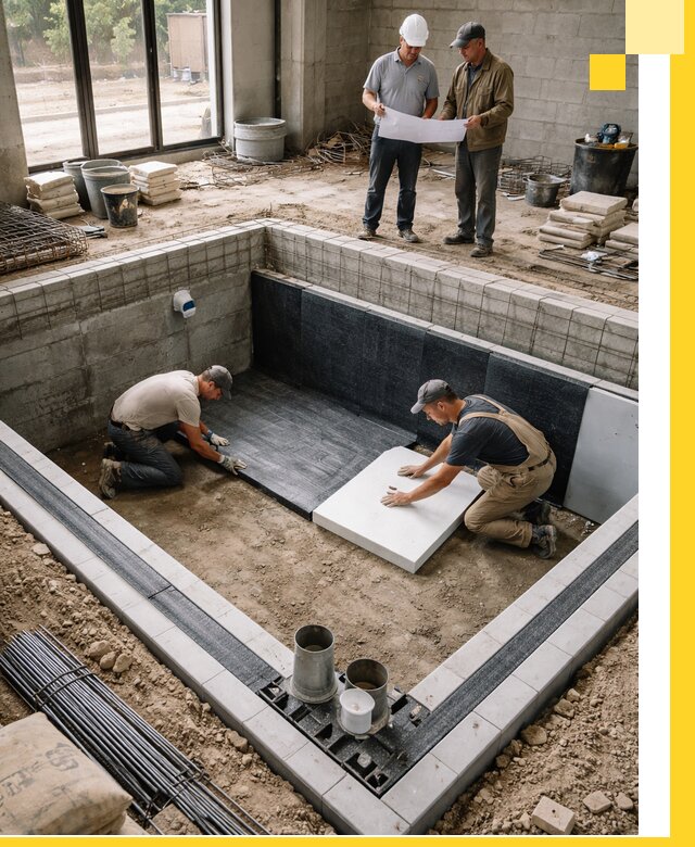 Проекты частных и общественных бассейнов под ключ в Феодосии