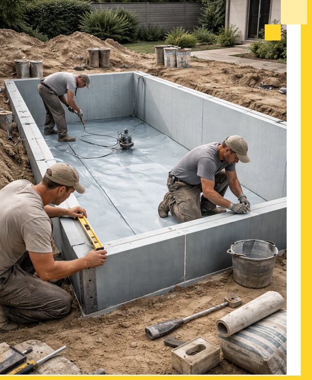 Профессиональный монтаж бассейнов под ключ в Феодосии с гарантией