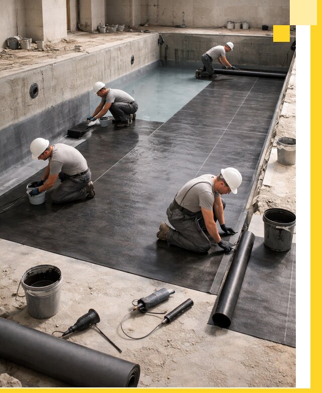 Профессиональная гидроизоляция бассейнов и чаш в Феодосии под ключ