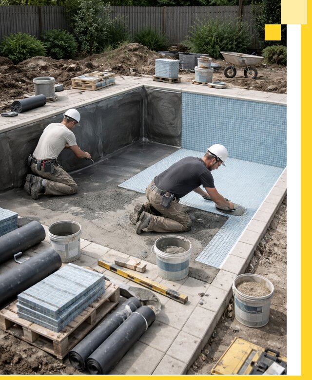 Проектирование и строительство стационарных бассейнов в Феодосии