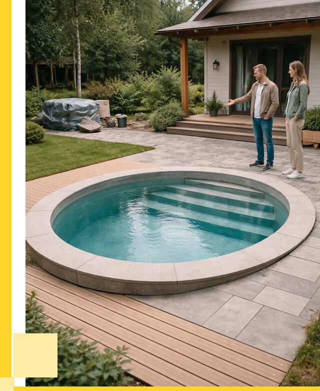 Бассейн на даче под ключ в Феодосии от 203160 р., ЭриданФдс