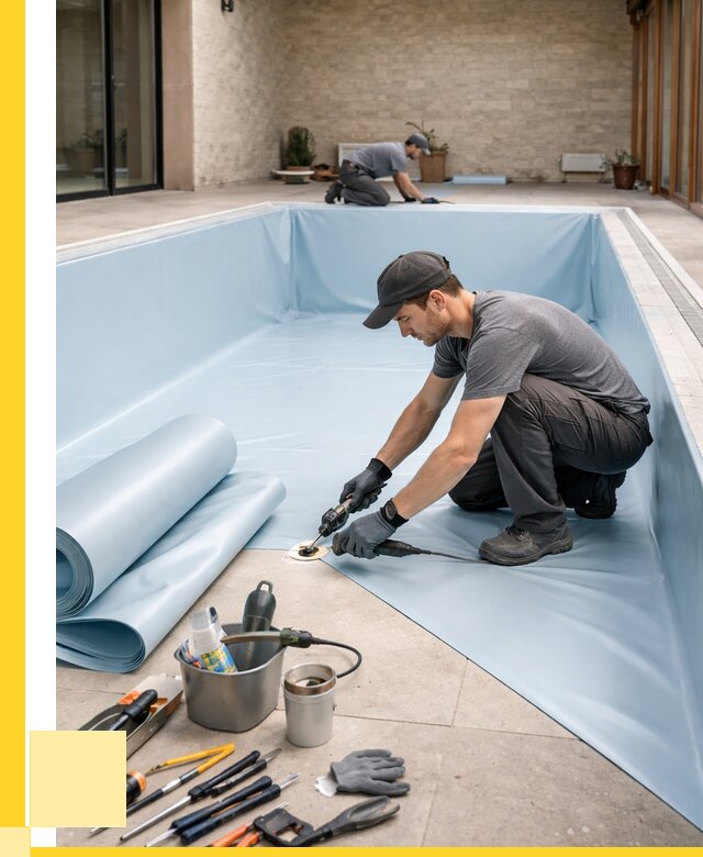 Пленка ПВХ для бассейнов в Феодосии от 2540 р. | ЭриданФдс