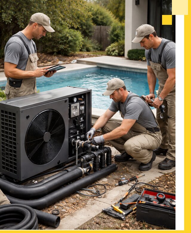 Проектирование и установка тепловых насосов для бассейнов в Феодосии