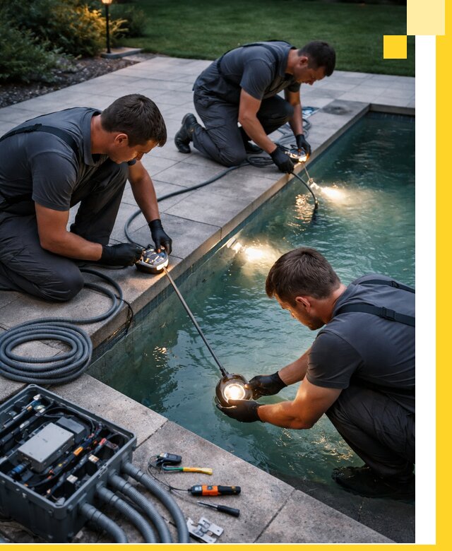 Профессиональное освещение бассейнов в Феодосии: дизайн и монтаж