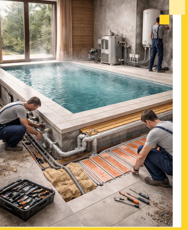 Проектирование и строительство тёплых бассейнов в Феодосии