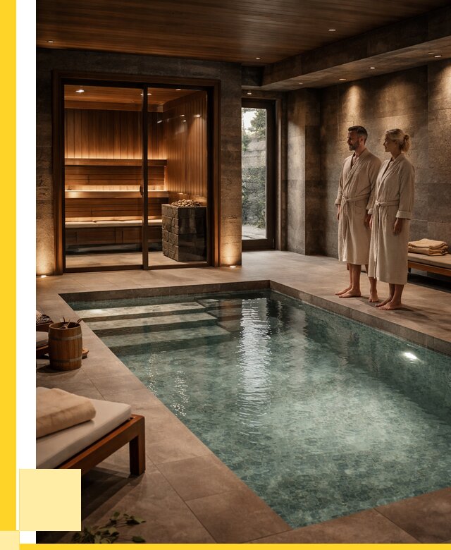 Сауна с большим бассейном в Феодосии от 1218960 р. ЭриданФдс