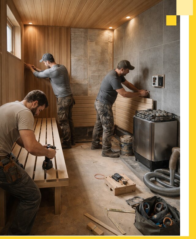Сауны под ключ в Феодосии, проектирование, строительство, отделка