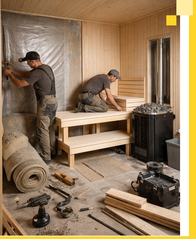 Проекты саун под ключ в Феодосии дизайн и строительство