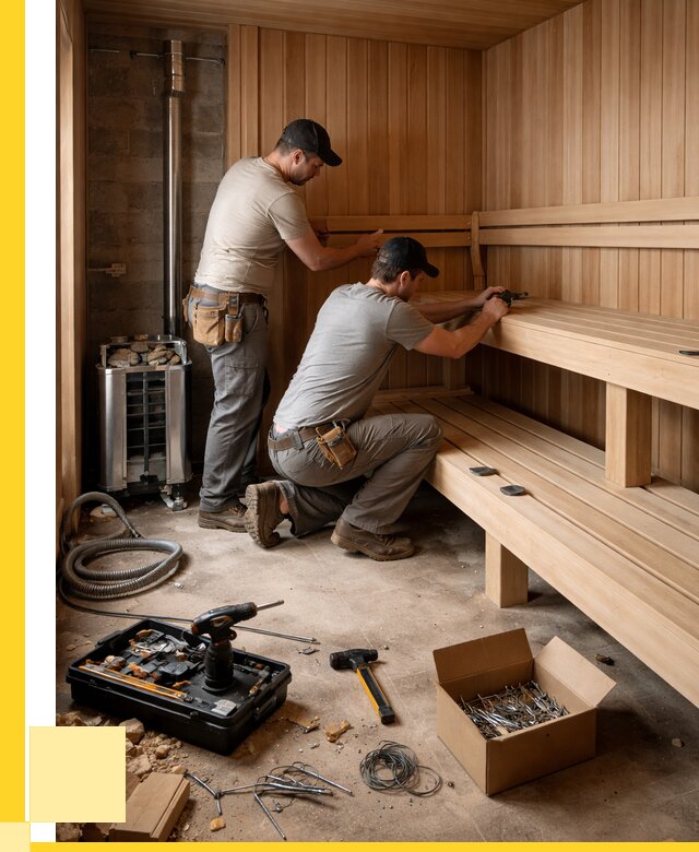 Монтаж саун под ключ в Феодосии от 121896 р. | ЭриданФдс