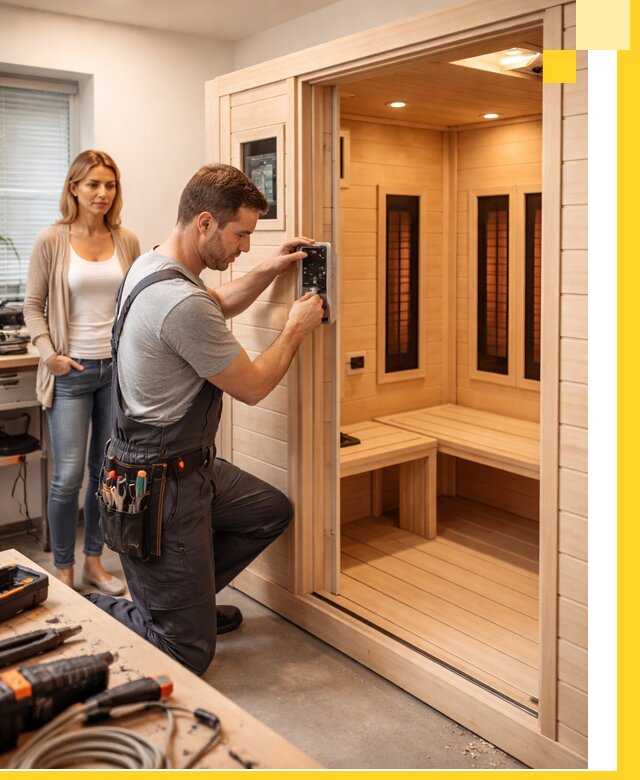 Инфракрасные сауны под ключ в Феодосии продажа и установка