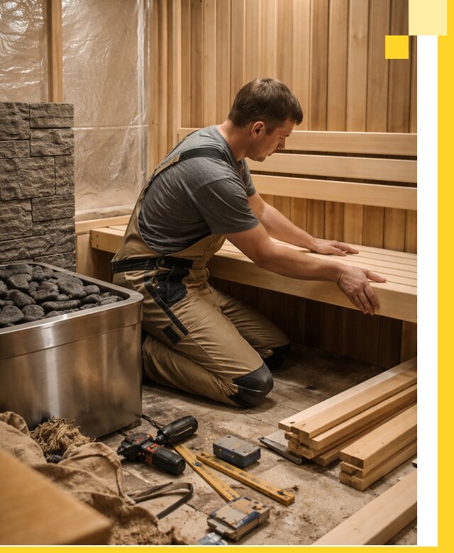 Сауны для дома под ключ с проектированием и монтажом в Феодосии