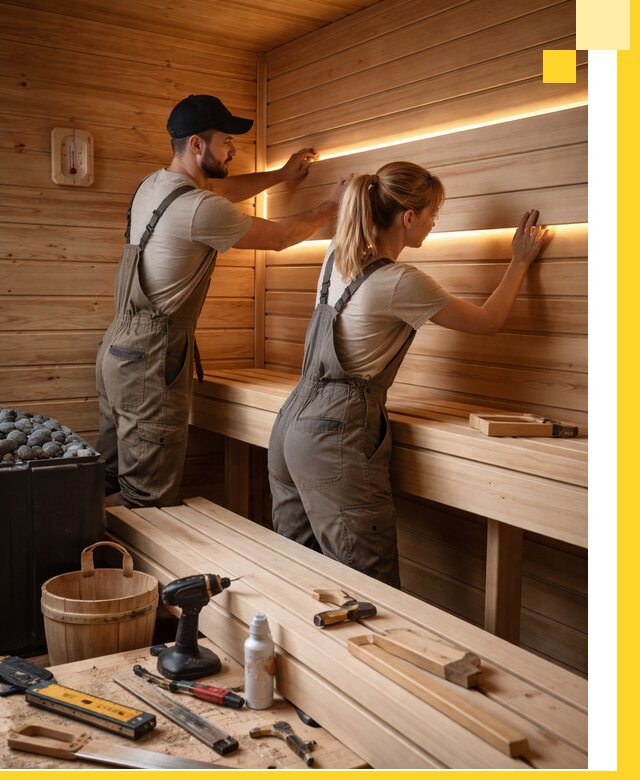 Дизайн саун и бань под ключ с индивидуальным проектом в Феодосии