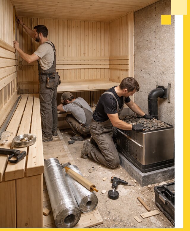 Индивидуальные сауны на заказ в Феодосии под ключ, проект и монтаж