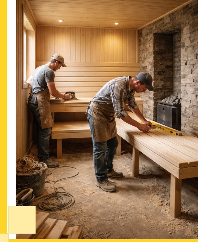 Отделка бани в Феодосии: внутренняя отделка от 3047 р. | ЭриданФдс