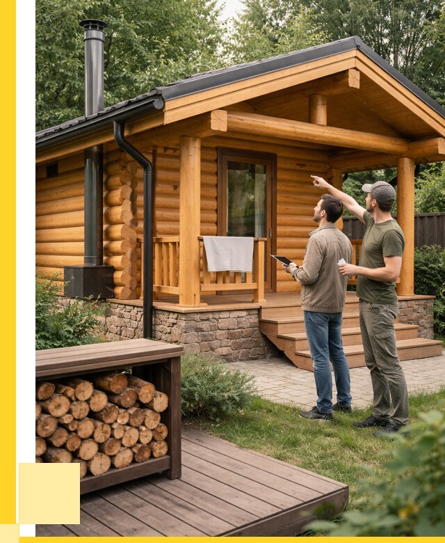 Бани для дачи под ключ в Феодосии от 253950 р. | ЭриданФдс