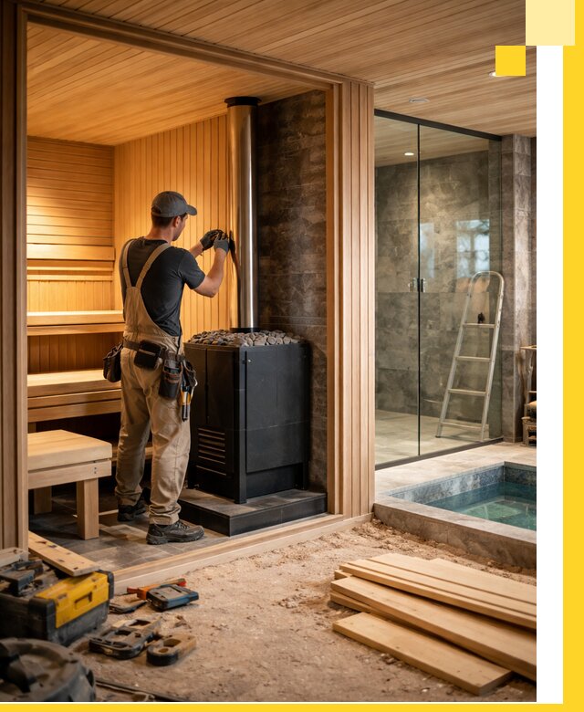 Полное строительство банных комплексов под ключ в Феодосии