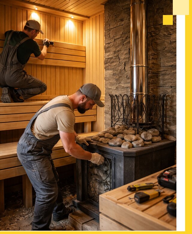 Комплексный дизайн бань, саун и зон отдыха в Феодосии