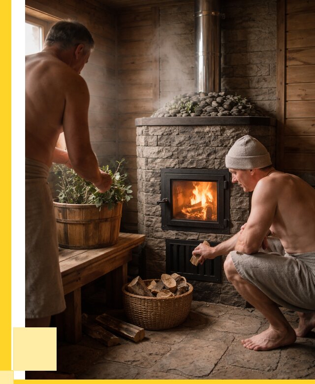 Банные печи под ключ в Феодосии от 45711 р. | ЭриданФдс кирпичная