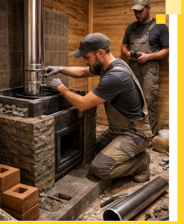 Изготовление и установка банных печей под ключ в Феодосии