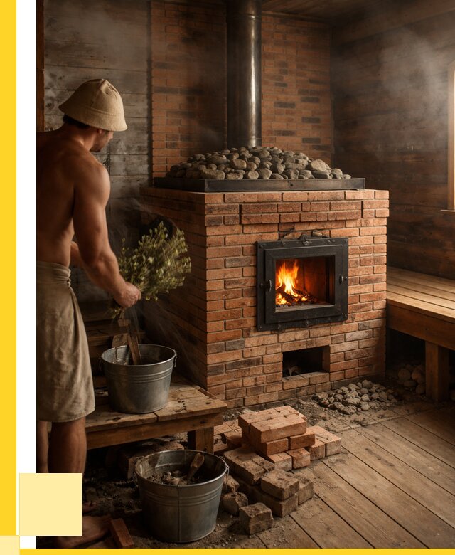 Кирпичные банные печи в Феодосии от 91422 р. | ЭриданФдс